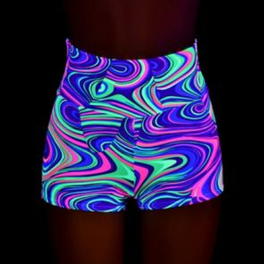 MOVING SALE: Glow Worm High Waist Shorts